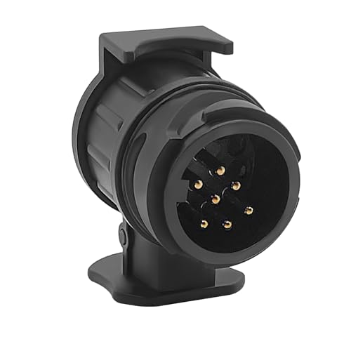 Skythrive Adapter 13 Auf 7 Polig - 12V Wasserdicht Anhängerstecker Für Anhängerkupplung Anhänger Adapter 13 Auf 7 Polig