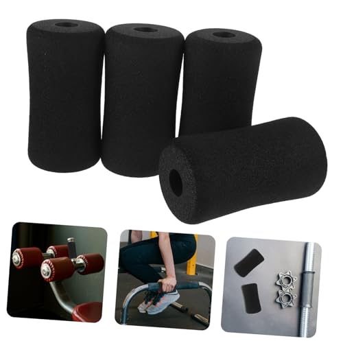 8 piezas de protectores para pies para gimnasio en casa, rodillos de espuma de alta densidad para máquina de ejercicio miniatura 7