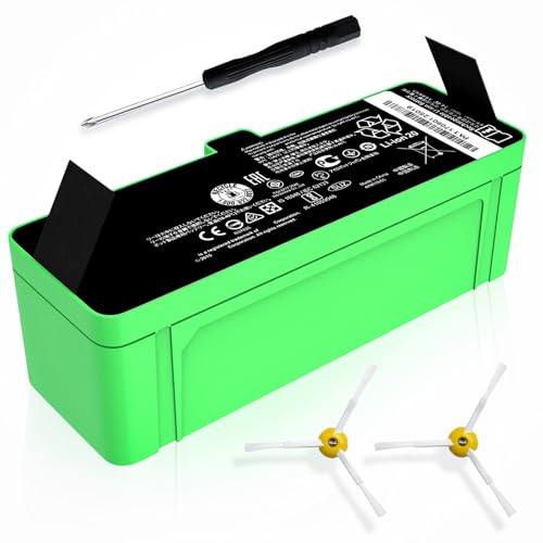 Image of for iRobot Roomba Replacement Parts Roomba 1800Li Lithium Ion Battery - Compatible with Roomba 980 960 895 890 860 695 680 690 675 640 614 Series 14.4V 26Wh 1800mAh