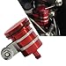 CNC Aluminum Oil Cup Front or Rear Brake Fluid Reservoir For Yamaha FZ01 FZ03 FZ07 FZ09 FZ10 YZF R1 R3 R6 R25 R15 R125 600R, Tmax 500,Tmax 530 CBR 125R 150R 250R 300R 250RR 400 600F 600RR - Red