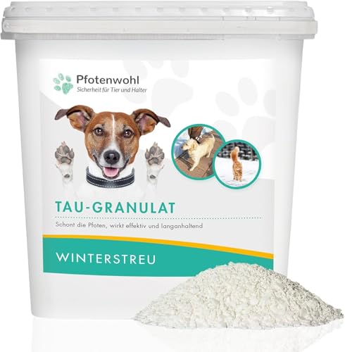 HOTREGA Taugranulat Pfotenwohl 5 Liter | Streusalzfrei und pfotenschonend | Auftaumittel gegen Eis und Schnee | Langzeitschutz bis zu 3 Tagen