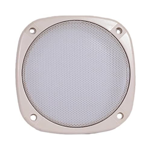 jiingekk Rejilla para altavoces de coche de 4/5 pulgadas, cubierta protectora para altavoces de coche, cubierta cuadrada para parrilla
