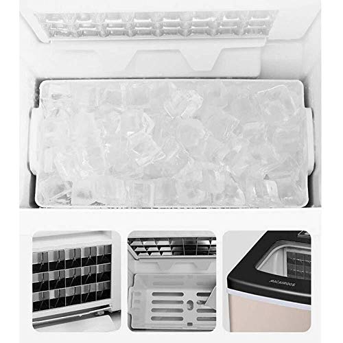 Máquina compacta portátil para fabricar hielo 26 lb/24 h miniatura 3