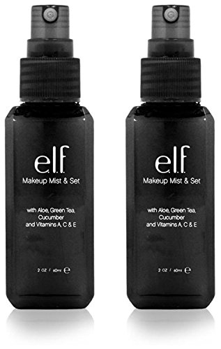 e.l.f. Makeup Mist and Set, Clear, 2.02 Ounce, 2 Pack