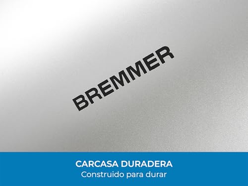 Bremmer Generic Turbo Handtrockner with Hohe Geschwindigkeit, Niedrigenergie, Umweltfreundlich, Elektrischer Trockner. Elektrische Handtrockner für Toiletten Gewerbe Silber