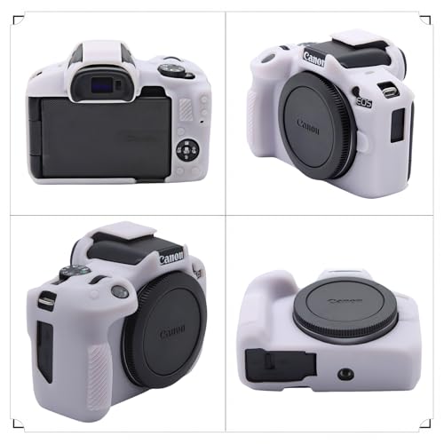 Funda de silicona blanda para Canon EOS R50 color rosa miniatura 3