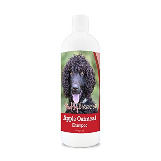 Healthy Breeds Irish Water Spaniel Apple Oatmeal Dog Shampoo - All Natural, Tearless & Hypoallergenic Cleanser & Conditioner - Best for Dry, Itchy or Irritated Skin - 8 oz