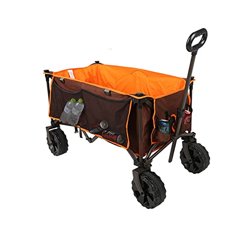 Carrito Plegable para Camping y Festival con Manija Ajustable y Ruedas de PVC miniatura 1