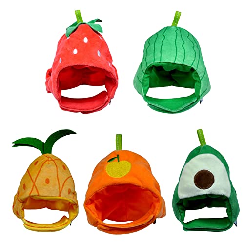 Sombrero disfraz frutas para perros y gatos miniatura 2