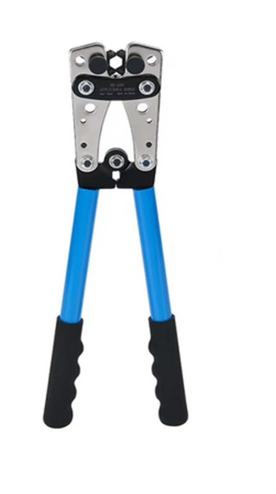 Hydraulic Crimping Tool, HX-50B Crimping Plier 6-50mm 1-10 Auto Copper Ring Bare Cable Battery Terminals Lug Tool Terminal(50b 60PCs)