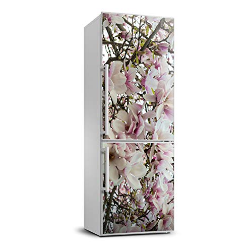 Pegatina autoadhesiva de 70x190 cm con acabado de magnolias resistente 2