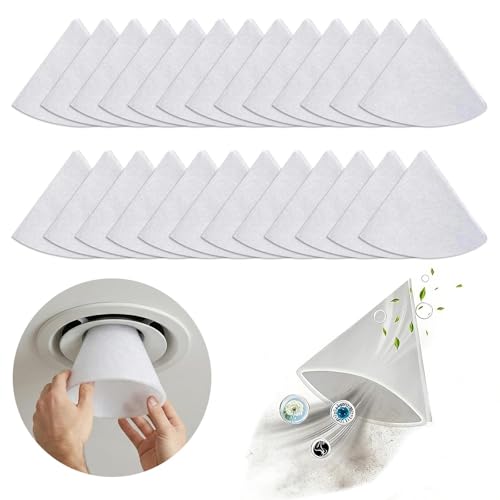 Kuvarix 25 Stück Kegelfilter DN 125 G4 Filter Lüftungsanlage Kegelfilter für Lüftungsanlagen Kegelfilter Lüftungsanlage mit Durchmesser 125 mm für Arten von Lüftungssystemen im Haus