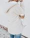 ReachMe Sherpa Jacket Women Oversized Fuzzy Fleece Jackets Winter Coats with Pockets Open Front Hooded Fluffy Cardigans(Cream,S)
