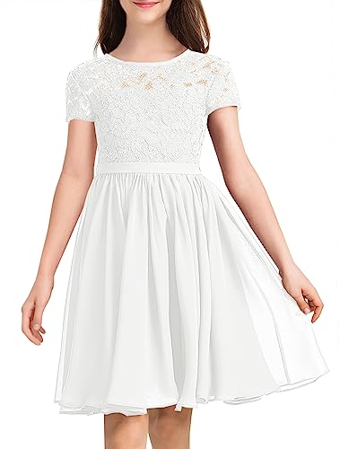 YOVION Flower Girls Dress for Wedding Parties