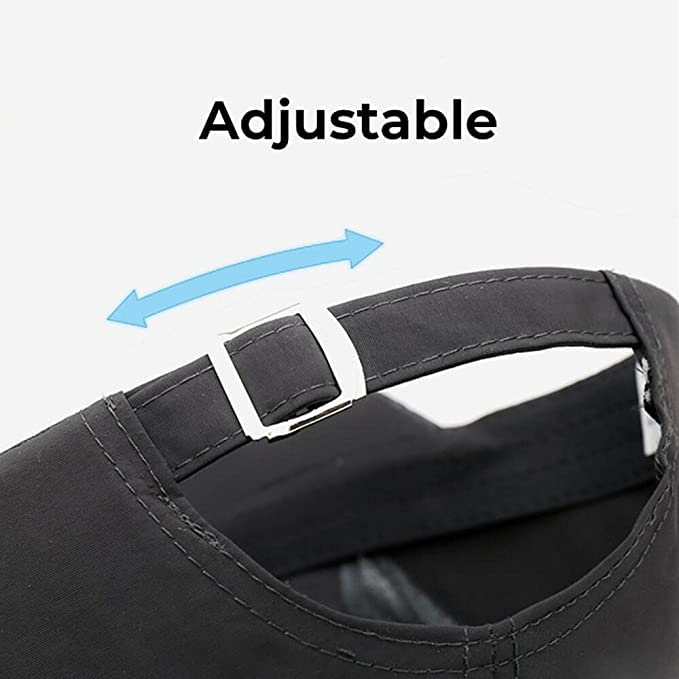 Image of lowercase Caps Men, Summer Hat, Unisex Mens Branded with Adjustable Strap,All Sports Cricket, Gym, Sports for Men with Airholes Navy Blue