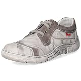 Kacper Halbschuhe Grau Glattleder