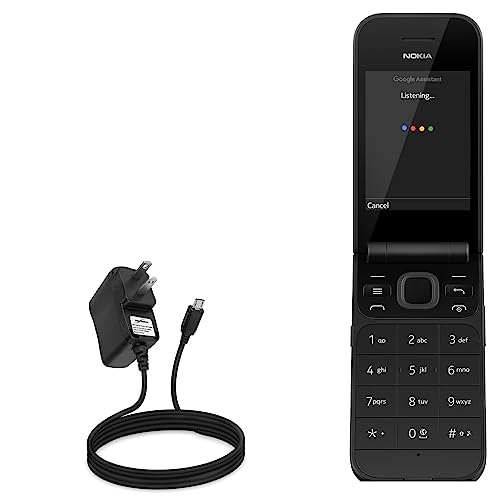 BoxWave Charger Compatible with Nokia 2720 Flip - Wall Charger Direct (5W), Wall Plug Charger for Nokia 2720 Flip