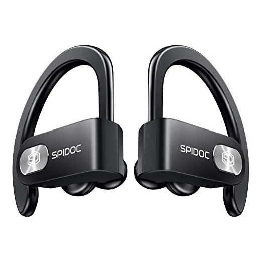 Bluetooth Headphones, Spidoc 5.0 Auto Pairing Deep Bass HiFi Stereo Sound True Wireless Earbuds in Ear Bluetooth Earphones Binaural Call Headset with Built in Mic and Charging Case for Sports Running