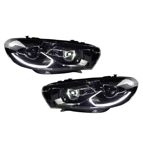 �t���i Compatible With For Scirocco Headlights 2009-2017 �n�C�X�^�C�� �v���W�F�N�^�[�w�b�h�����v �f�C�^�C�������j���O���C�g �����ԃA�N�Z�T���[