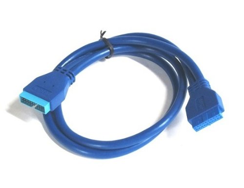 Micro SATA Cables USB 3.0 Motherboard 20 Pin Male to 20 Pin Female Extension Cable