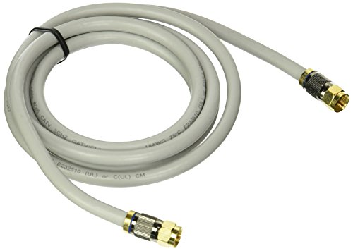 Câble RG6 COAX Quad numérique RCA DH6QCR blindage supérieur