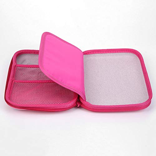 AIZHIYI Caixa de lápis de EVA 3D Love Pattern para crianças de grande capacidade (rosa)