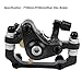 Senrusa Bike Disc Brake, Universal Front and Rear Mechanical Disc Brake Calipers, Aluminium Alloy Die Casting Brake Calipers Accessory for Mountain Bikes,Folding Bikes,Road Bikes