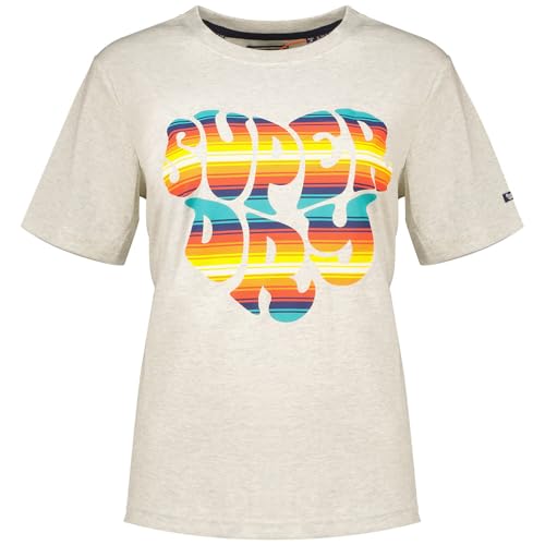 T shirt molletonné femme Superdry Vintage Scripted