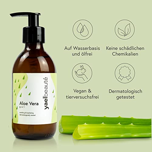 Aloe Vera Gel Yael Beauté Reines Aloe Vera für die Hautpflege