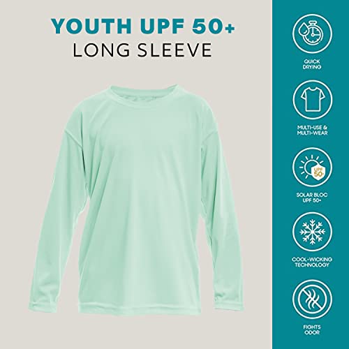 Vapor Apparel Youth Boys and Girls UPF 50+ Quick Dry Sun Protection Outdoor Swim Performance Rash Guard Long Sleeve Shirt3