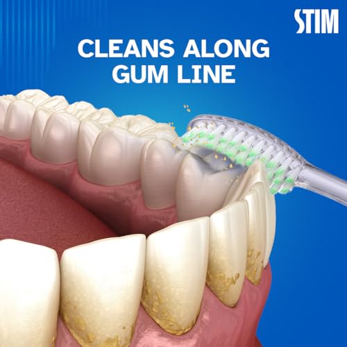 Image of STIM Silky | Ultra soft toothbrush | Extra gentle bristles | Cleans along the gum line | Cleans till 3rd Molar - Pack of 1