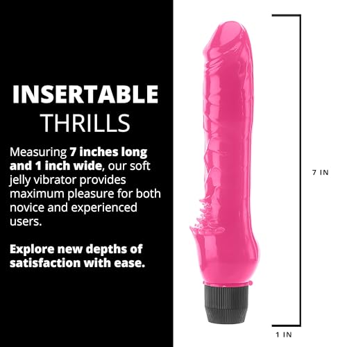 Adam-Eve-Pink-Vibrator-Dildo-Realistic-Dildo-Thrusting-Sex-Toy-For-Women-Waterproof-Jelly-Texture-Battery-Operated-Adjustable-Speeds-For-Clitoral-Anal-G-Spot-Pleasure-Gift-Compact-And-Discreet