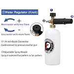 Tool Daily Foam Cannon with 1/4 Inch Quick Connector, 1 Liter, 5 Pressure Washer Nozzle Tips - Image 4