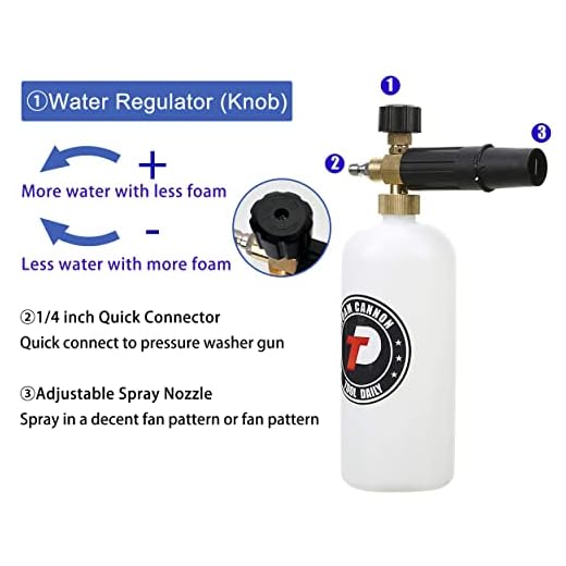 Tool Daily Foam Cannon with Quick Connector
