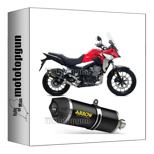 Echappement Arrow homologue avec embout carby pour liberer le son du CB500X