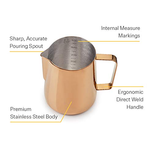 Barista & Co BC064-041 - Jarra de leche (acero inoxidable) - Imagen 4