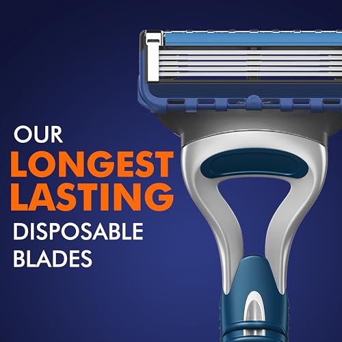 Gillette Sensor5 Men's Disposable Razors, 4 Count - image 2