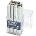 Produktbild COPIC Classic Marker 12er Set "WG", professionelle alkoholbasierte Layout-Marker, Layout-Stifte mit einer mittelbreiten und einer feinen Spitze