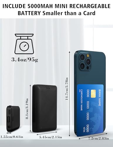 Heated Scarf Electric Heating Neck Scarf with Rechargeable Battery Fashion Plaid for Women Men in Winter3