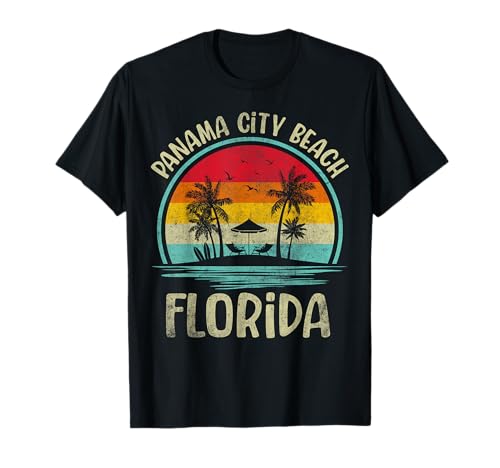 Panama City Beach Florida Palm Tree Family T-Shirt