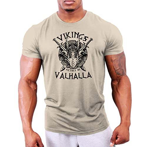 GYMTIER Victory Or Valhalla - Maglietta da