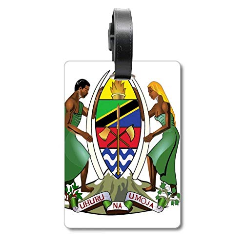 Étiquette de valise Tanzania Africa pour bagage et voyage