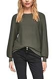 pullover khaki Rundhals s.Oliver Damen Pullover mit gerippter Struktur khaki 42