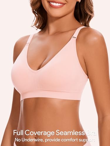 HBselect Bras for Women No Underwire Wireless Cami Tank Top Sports Bras Seamless Padded Bralettes for Women3