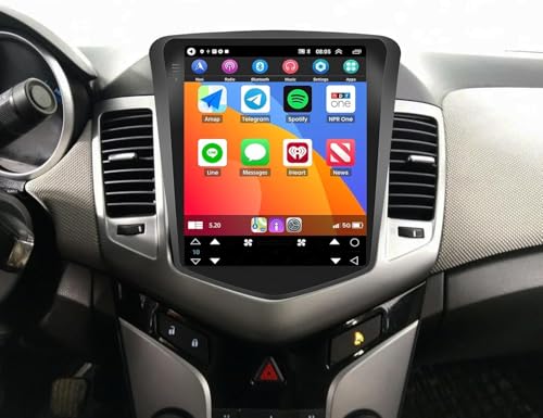 【Autoradio per Chevrolet Cruze 2008-2015】Questo autoradio è compatibile esclusivamente con per Chevrolet Cruze 2008-2015 e non può essere installato su altri modelli. Se non si è certi della compatibilità, si prega di fornire immagini del cruscotto e dei comandi al volante per verificarne l’idoneità d’installazione. Schermo Touch 9.7 Pollici 4+64G, Compatibile con CarPlay Wireless e Android Auto, Bluetooth GPS FM/RDS, Navigazione Auto con SWC DSP