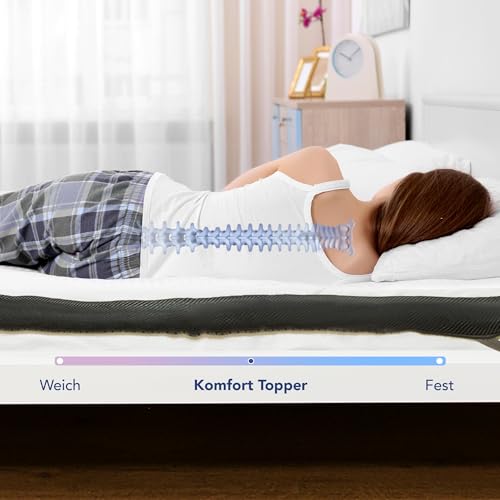 Surmatelas 180x200 mal de dos mousse mémoire de forme gel