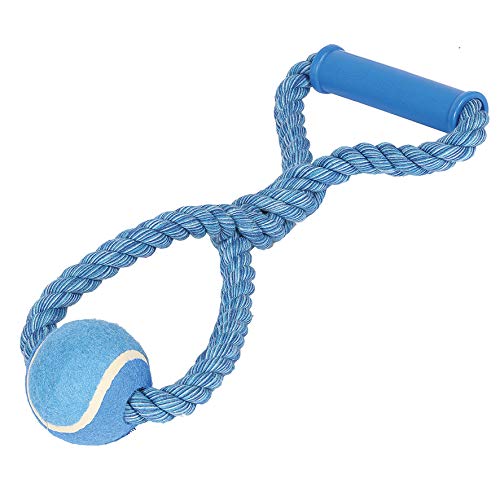 Nuts For Knots" Rope Tennis Ball Pull Dog Toy