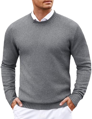 Forever 21 Men's Sharkbite Sweater - Whipstitched Trim Crewneck Sweatshirt