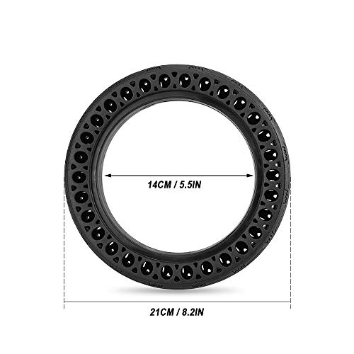 Pneu, Andoer Pneu traseiro com pneu sólido à prova de explosão para scooter elétrico M365