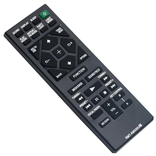 ALLIMITY RMT-AM330U Remote Control Replacement fit for Sony Audio System MHC-V21 MHC-V77W MHC-V02 HCD-SHAKEX30 MHC-V21D MHC-V50D MHC-V13 MHC-V50 MHC-V77DW MHC-V71 MHC-V71D - Image 2